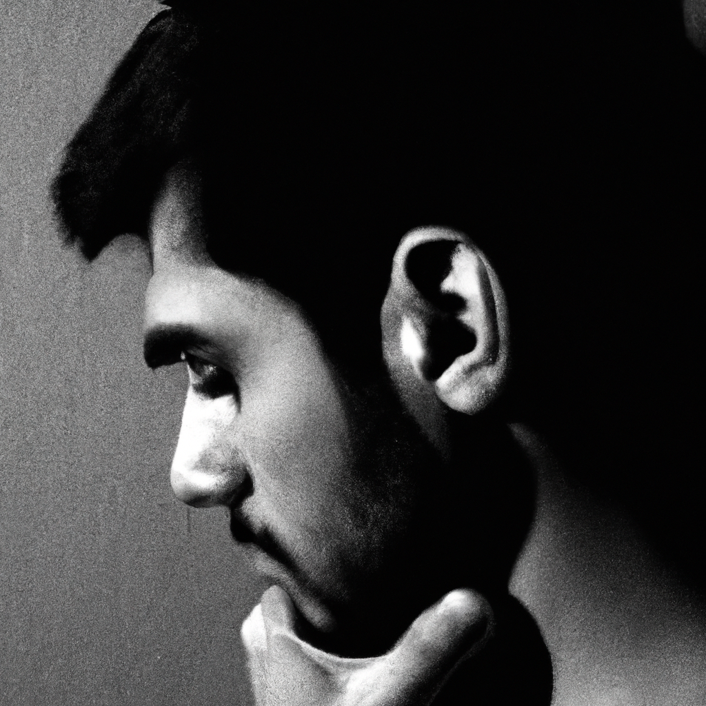 Portrait noir et blanc — intemporel