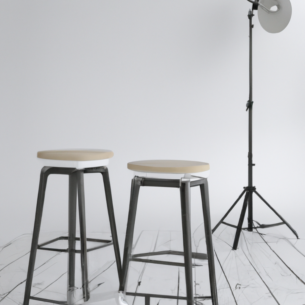 Intérieur du studio — cyclorama blanc